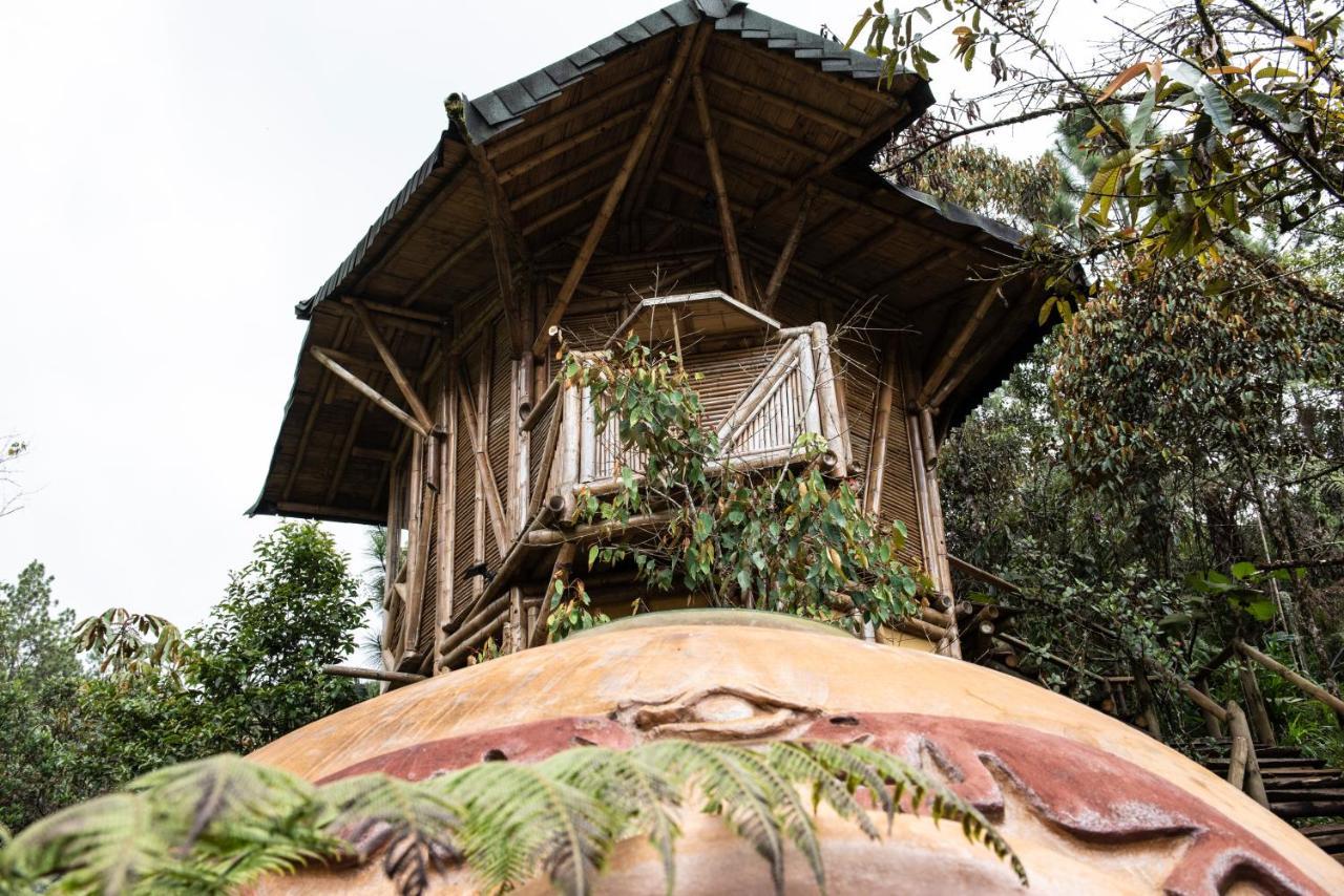 Hotel Guatape Adrianas Bambu エクステリア 写真